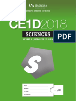 Evaluation Certificative - CE1D 2018 - Sciences - Questionnaires (Version Standard) (Ressource 14606)