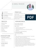 Ahmed Mohsen CV