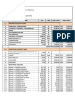 DETAILED ESTIMATES OF Two Storey Building