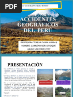 Accidentes Geograficos Del Peru