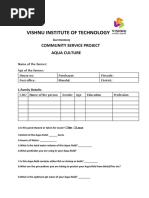 AquaCulture Questionnaire