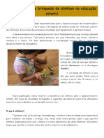 A Importância Do Brinquedo de Alinhavo Na Educação Infantil