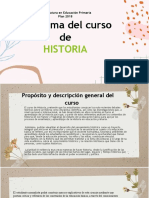 Programa de Historia