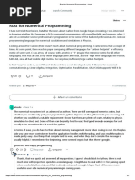 Rust For Numerical Programming - R - Rust