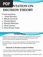 Decision Theory