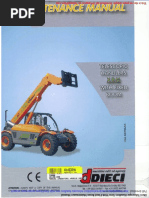 Dieci Telescopic Handlers XRM With Fixed Boom Maintenance Manual