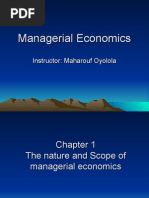 Managerial Economics (Chapter 1)