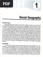 Social Geography Definition and School of Thought