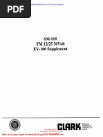 Clark SM 555 Service Manual