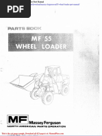 Massey Ferguson Mf55 Wheel Loader Part Manual