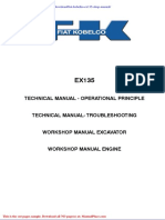 Fiat Kobelko Ex135 Shop Manual