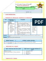 Iii-E1 Sesión D3 PS Que Habitos de Higiene Debo Tener para Cuidar Mi Salud