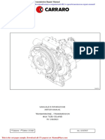 Carraro Computerized Tlb2 4 Speed Transmission Repair Manual