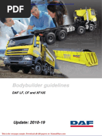 Daf Bodybuilders Guidelines LF CF Xf105