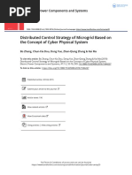 Distributed Control Strategy of Microgrid Based On The Concept of Cyber Physical System