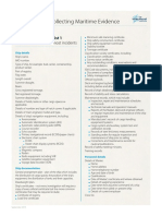 Guidelines For Collecting Maritime Evidence Checklists