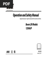 JLG 1250ajp Boom Lift Operation and Safety Manual