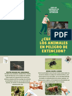 Folleto Diptico de Cuidado Ambiental y Reciclaje Moderno Ilustrado