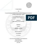 A Project Report ON "A Study On Employee Training and Development Program With Reference To Datanotic International, Chennai"