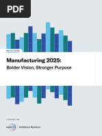 Manufacturing 2025 Bolder Vision Stronger Purpose A Whitepaper by HBR Analytic Services in Association With Wipro