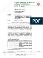 Informe #022 - Programacion de Hora y Fecha para La Asistencia Técnica A Los Miembros de La Junta Administradora de Saneamiento - Jass Paucara.