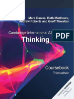 Cambridge International As & A Level Thinking Skills Sample