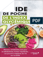 Guide de Poche de Lindex Glycemique IG