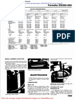 Yamaha Xs360 400-76-82 Service Manual