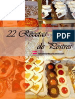 22 Recetas de Postres Compri