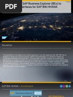 SAP BW4HANA BEx Transition v2