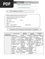 Plan de Inducción Personalizado Espinoza Rivas Sara Ii Bloque