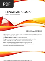 Lenguaje - Afasia