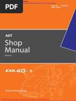 Doosan Dump Truck Da40 5 Shop Manual