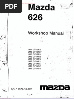 Mazda 626 Workshop Manual in English