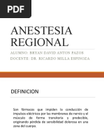 Anestesia Regional TEMA 19