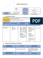 Sesión de Aprendizaje 2