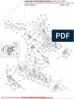 Cub Cadet Parts Manual For Model 466 4x4 Utility Vehicle SN 1b017g and Before