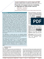 Investigating The Properties of Cement Concrete Containing M Sand As Fine Aggregate For M30 Grade Concrete