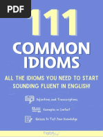 111 Common Idioms