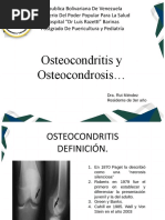 Osteocondritis y Osteocondrosis