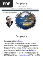 Geography As A Discipline