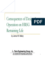 HRSG Design and Operation On Unit Reliability and Remaining Life