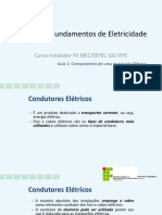 Aula 01 - Componentes de Uma Instalação Elétrica - Condutores