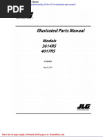 JLG 3614rs 4017rs Telehandler Parts Manual