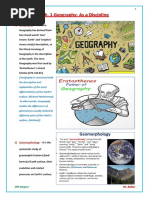 Ch. 1 Geography - As A Discipline