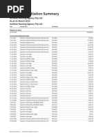 Achieve Nursing Agency Pty LTD - Bank Reconciliation