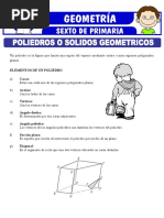 Poliedros o Solidos Geometricos para Sexto de Primaria