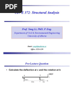 CivE 372 - 16 - Structural Deformations-Basics and Double Integration Method