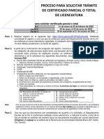 Requisitos para Tramite de Certficados - 2022 - Lic