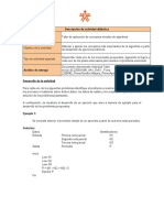 Anexo 01 Taller de Aplicacion de Conceptos Iniciales de Algoritmia 220501096 AA1 EV01